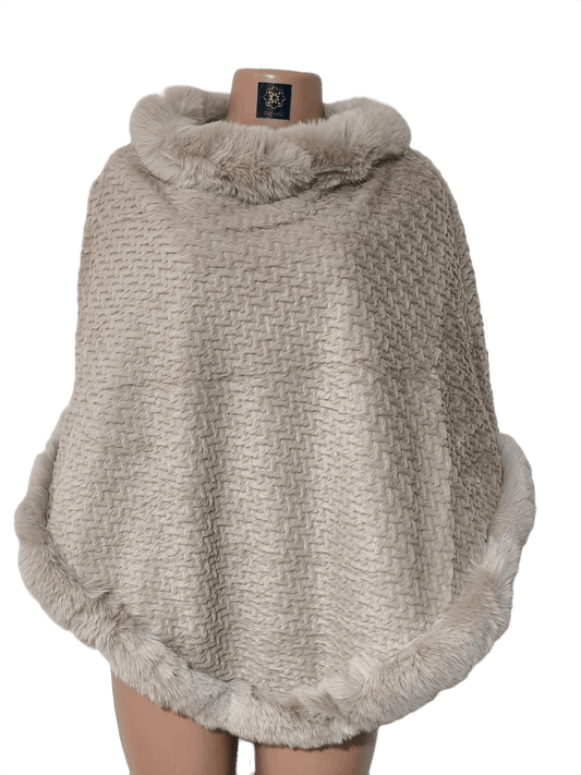 Elegant Plain Poncho