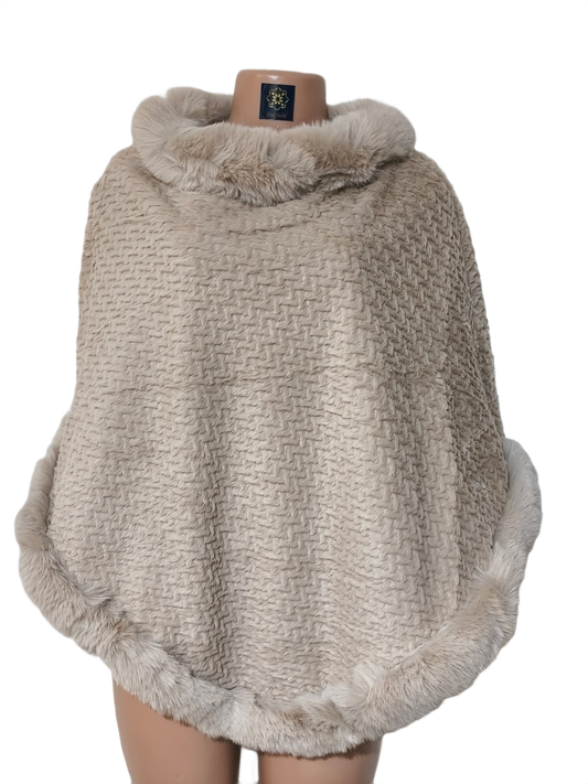 Elegant Plain Poncho