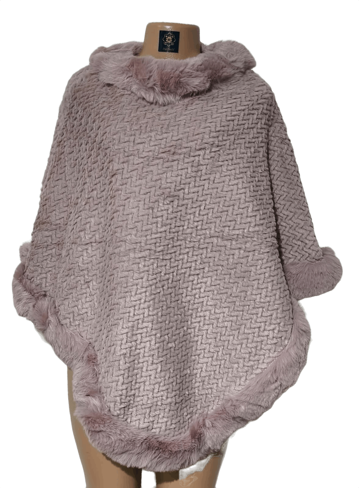 Elegant Plain Poncho