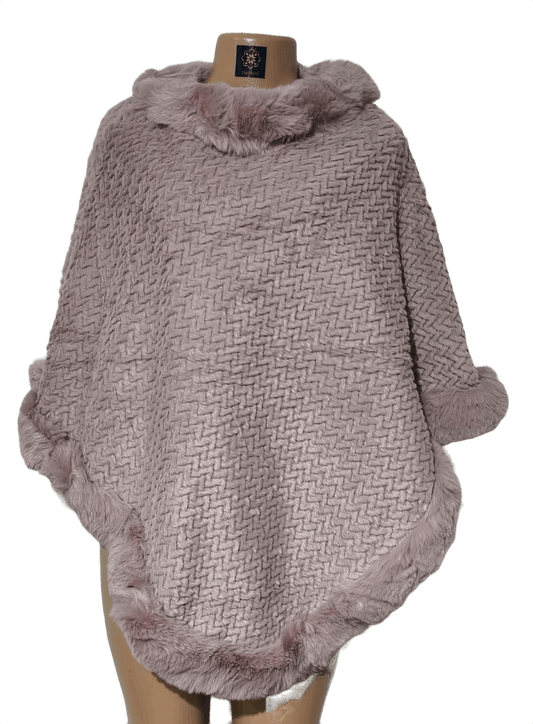 Elegant Plain Poncho