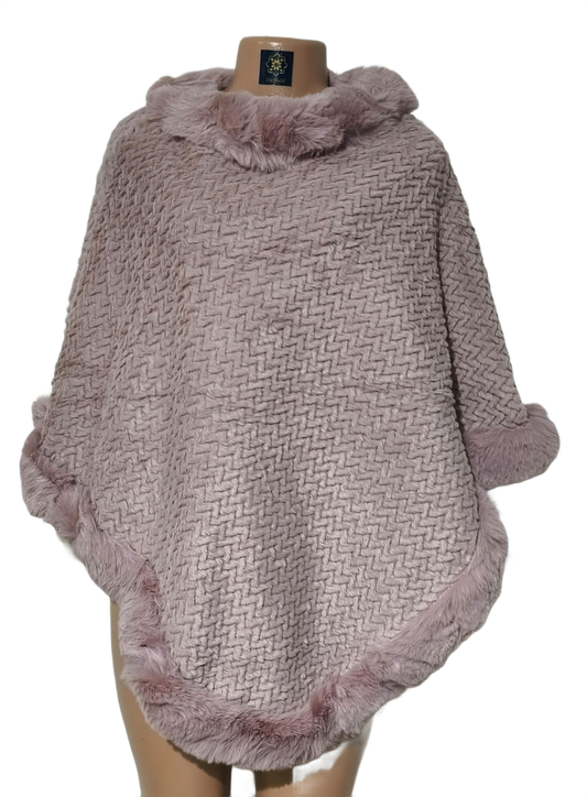 Elegant Plain Poncho