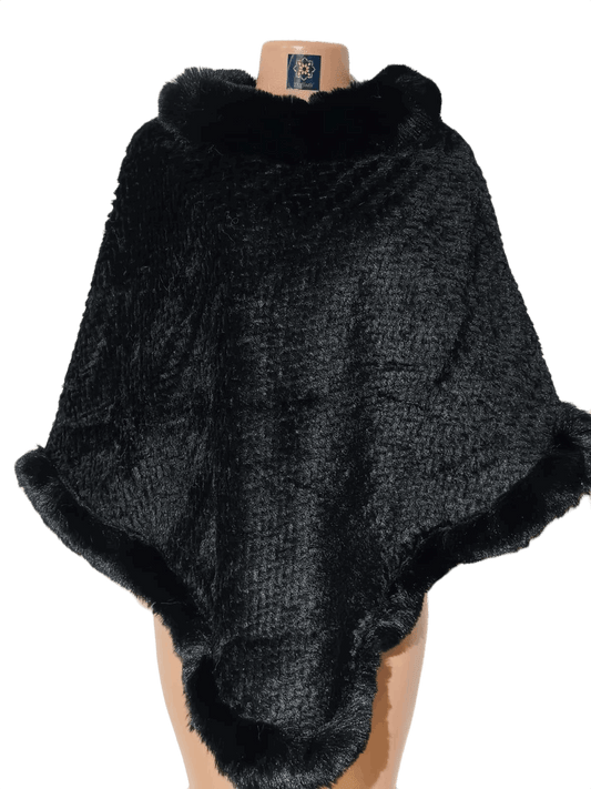 Elegant Plain Poncho