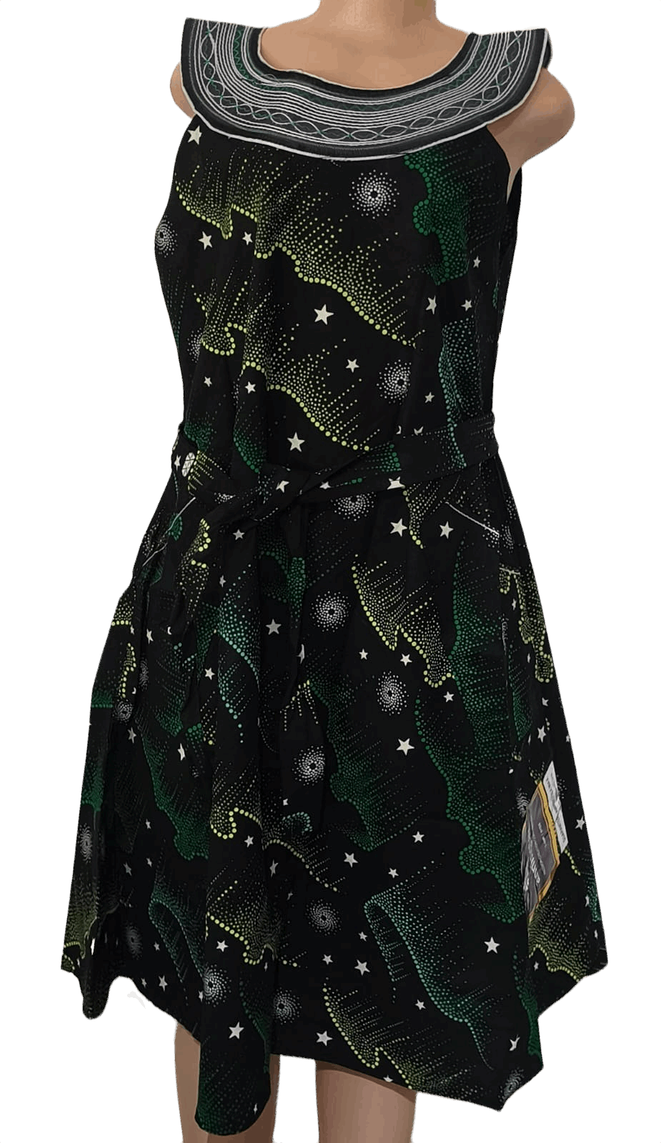 Embroidery Collar Dress