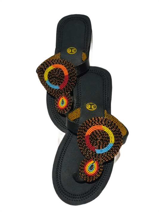 Maasai Sandals - Black